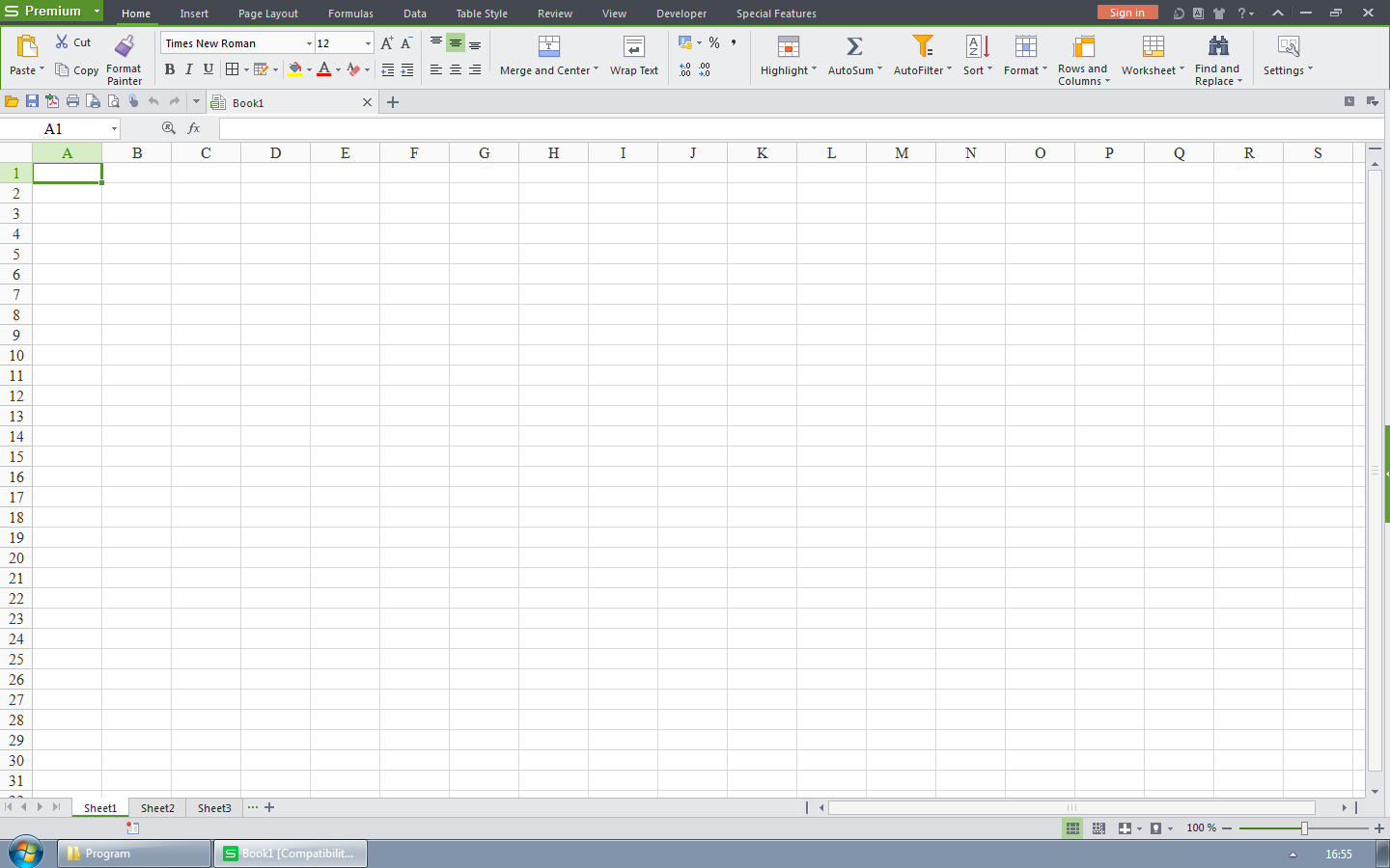 Spreadsheets WPS Office